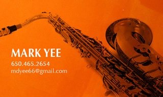 Musician business card